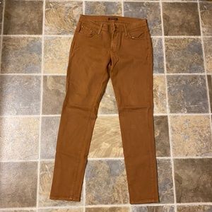 Carmel color skinny jeans
